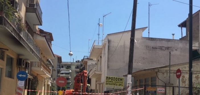 Ολοκληρώνονται οι εργασίες στην οδό Γρίβα