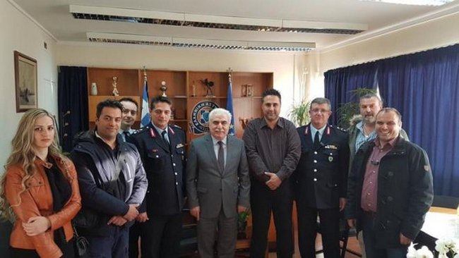 Συνάντηση του Προεδρείου της Ένωσης μας με τον Αρχηγό της Ελληνικής Αστυνομίας Αντιστράτηγο Αριστείδη Ανδρικόπουλο.