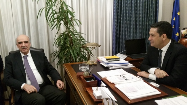 Ευχές Β. Μειμαράκη για εκλογή Παπαναστασίου από την πρώτη Κυριακή