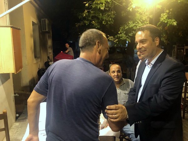 Με εμπόρους και αγρότες συναντήθηκε ο Θ. Παπαθανάσης