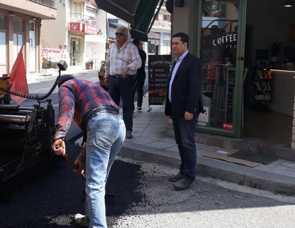 Ασφαλτοστρώσεων συνέχεια στο δήμο Αγρινίου