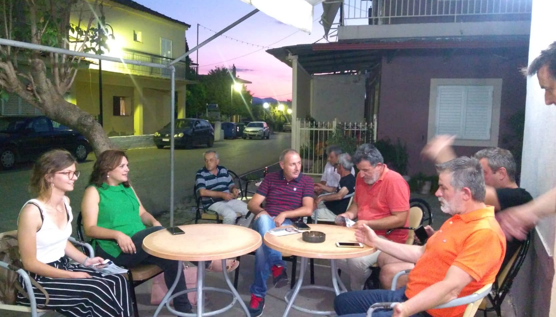 Περιοδεία της Κατερίνας Κιτσάκη σε Όχθια, Ρίγανη, Γουριώτισσα και Παλαιομάνινα