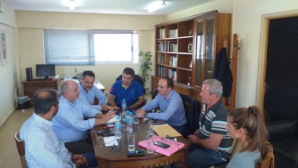 Συνάντηση εργασίας του Αντιπεριφερειάρχη Λάμπρου Δημητρογιάννη με τον Δήμαρχο Μεσολογγίου Κώστα Λύρο