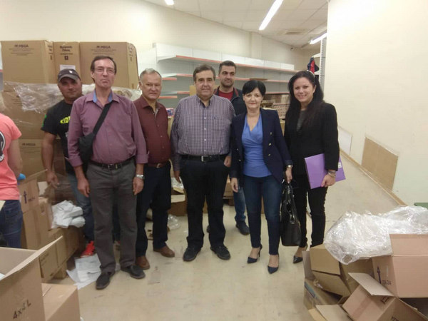 Στο Κοινωνικό Παντοπωλείο Αγρινίου η Αντιπεριφερειάρχης Μαρία Σαλμά για το Πρόγραμμα Επισιτιστικής και Βασικής Υλικής Συνδρομής