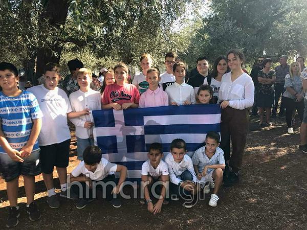 Ο εορτασμός της 28ης Οκτωβρίου στην Χιμάρα (φωτό+βίντεο)