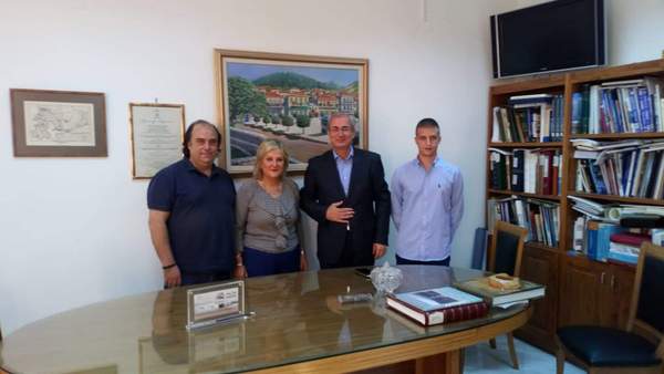 Επίσκεψη  μελών της Συντονιστικής Επιτροπής του ΜέΡΑ25 στο δήμαρχο Θέρμου