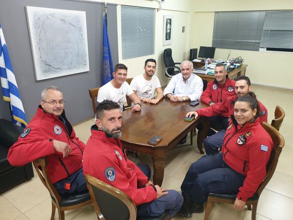 Συνάντηση του Δημάρχου Κώστα Λύρου με μέλη εθελοντικών οργανώσεων