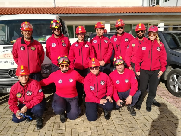 Άσκηση στην Χαλκιδική για την Εθελοντική Ομάδα Έρευνας Διάσωσης-Ε.Ο.Ε.Δ Μεσολογγίου