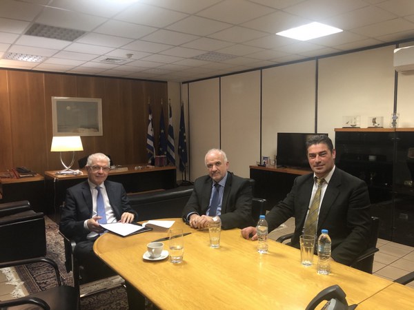 Συνάντηση του Δημάρχου Ιερής Πόλης Μεσολογγίου Κώστα Λύρου με την Διοίκηση του ΕΛΓΑ