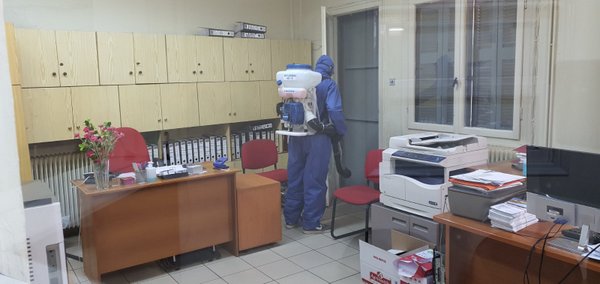 Απολύμανση στη ΔΕΥΑ Αγρινίου