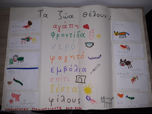 Σε σχολεία της Γραμματικούς και της Γαβαλούς η Φιλοζωική Οργάνωση Αγρινίου