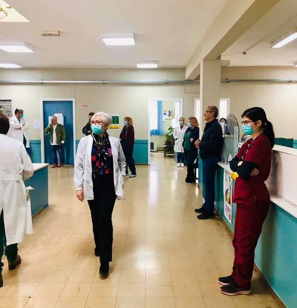 Μάθημα για προφύλαξη από τον κορωνοϊό στο Κ.Υ. Αμφιλοχίας