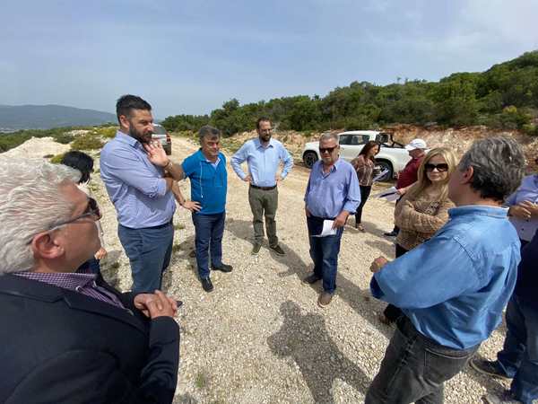Εγκατάσταση εργολάβου στον οδικό άξονα Πογωνιά – Πλαγιά της Π.Ε. Αιτωλοακαρνανίας
