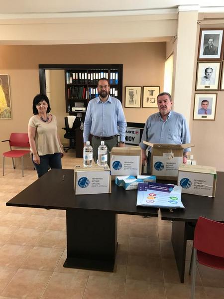 Διανομή υγειονομικού υλικού από την Περιφέρεια Δυτικής Ελλάδας σε φορείς του Αγρινίου