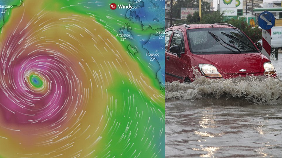 «Ιανός»: Τα τέσσερα σενάρια για την πορεία της καταιγίδας – Σε επιφυλακή και η Αιτωλοακαρνανία