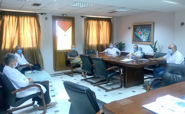 Σύσκεψη υπό τον Δήμαρχο κ.Βασίλη Γκίζα με τους φορείς υγείας