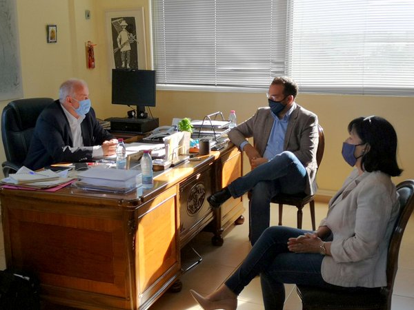 Επίσκεψη Νεκτάριου Φαρμάκη στην Ι.Π. Μεσολογγίου