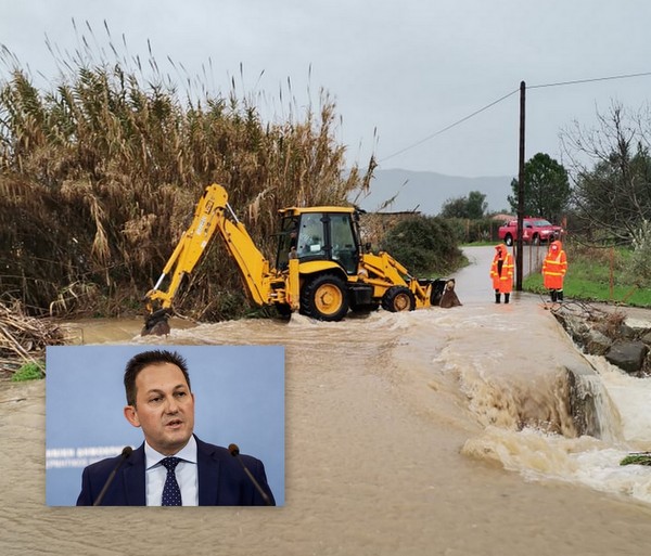 Επικοινωνία Πέτσα- Παπαναστασίου για τα ακραία καιρικά φαινόμενα στο δήμο Αγρινίου.