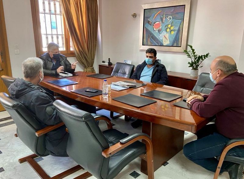 Με την Ομοσπονδία συναντήθηκε ο Δήμαρχος Ναυπακτίας κ.Βασίλης Γκίζας