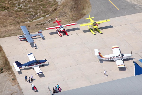 Εκπαιδευτικό αεροσκάφος της αερολέσχης Μεσολογγίου έπεσε στο χωριό Χαριά στην Ηλεία