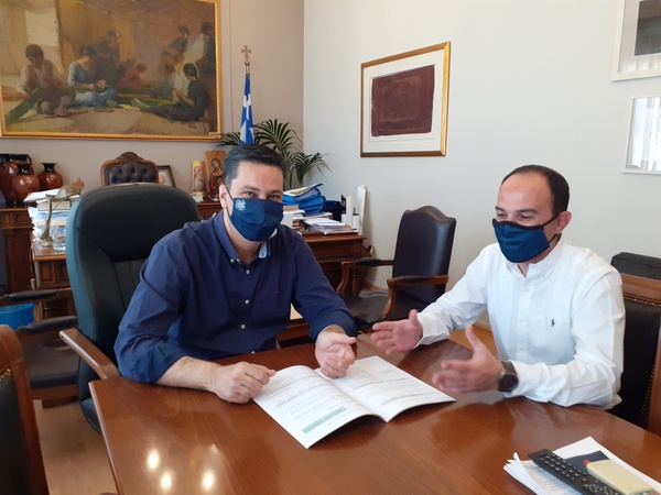 Συνάντηση Παπαναστασίου Δημητρογιάννη για τα Τοπικά  Σχέδια για την Προσαρμογή στην Κλιματική Αλλαγή