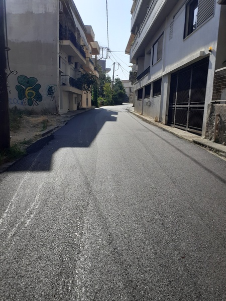 Ασφαλτόστρωση οδού Σιαδήμα