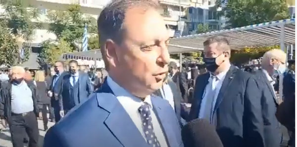 Δηλώσεις Σπ. Λιβανού από το Αγρίνιο για την 28η Οκτωβρίου 1949 από το Αγρίνιο