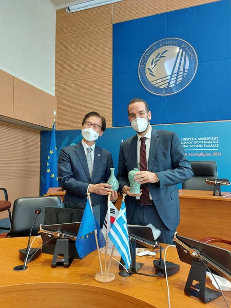 Επίσκεψη του Πρέσβη της Κορέας στον Περιφερειάρχη Δυτικής Ελλάδας