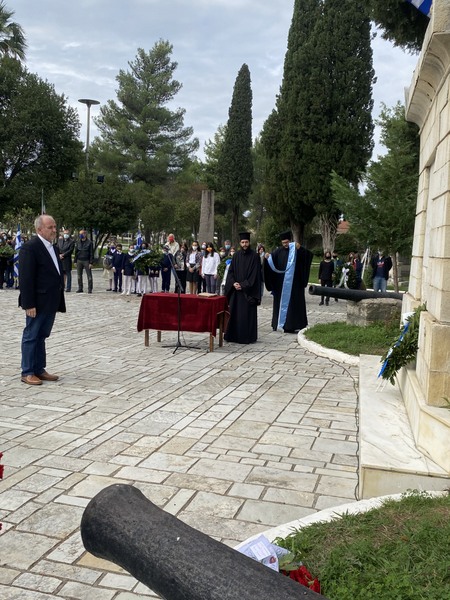 Κώστας Λύρος: «Σήμερα τιμούμε τους αγωνιστές της Δημοκρατίας που πάλεψαν για τα κοινά ιδεώδη, αρχές και αξίες.»