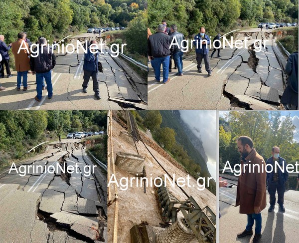 Κλιμάκιο με επικεφαλής τον υπουργό πολιτικής Προστασίας Χ. Στυλιανίδη στον Εύηνο