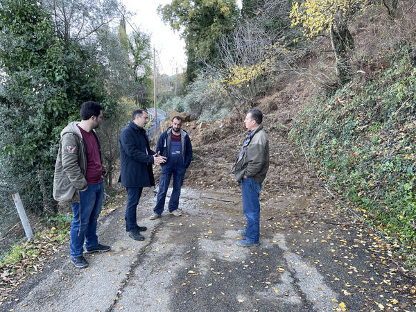 Επίσκεψη Θανάση Παπαθανάση στις πληγείσες περιοχές 