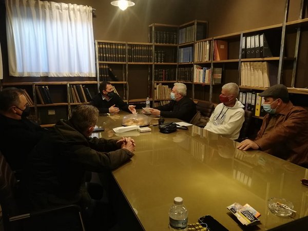 Επίσκεψη Θ. Βασιλόπουλου στον Α.Σ Καινουργίου