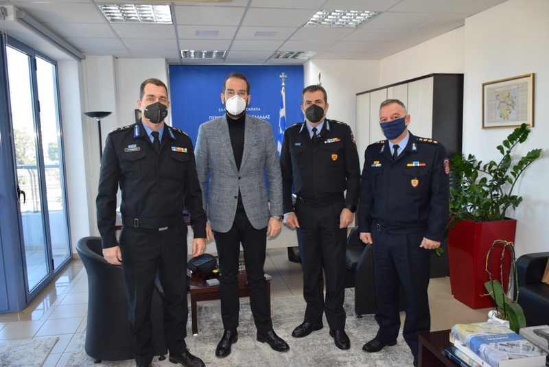 Στον Περιφερειάρχη Δυτικής Ελλάδας η νέα ηγεσία της Πυροσβεστικής