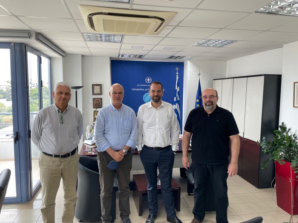 Επίσκεψη καθηγητών του Εργαστηρίου Φυσικής της Ατμόσφαιρας του Πανεπιστημίου Πατρών στην Περιφέρεια Δυτικής Ελλάδος