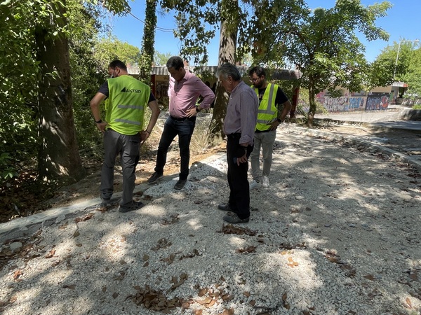 Συνεχίζονται οι εργασίες στο Πάρκο Αγρινίου