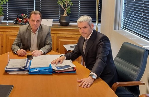 Συνάντηση Καραγκούνη – Γεωργαντά: χρηματοδότηση για την αποκατάσταση ζημιών στην αγροτική οδοποιία του νομού