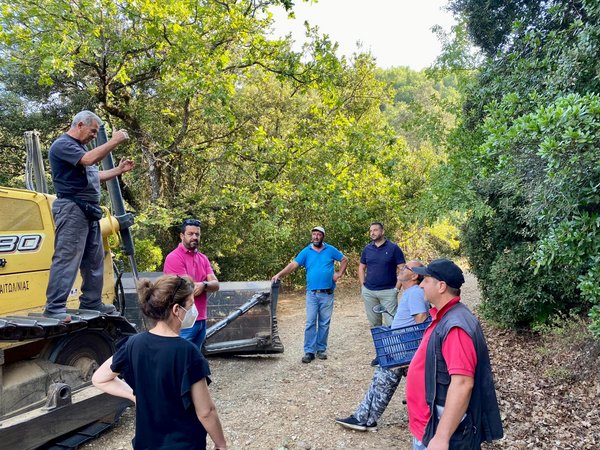 Παρεμβάσεις σε αγροτική και δασική οδοποιία με τη συνδρομή των μηχανημάτων της Περιφέρειας Δυτικής Ελλάδας