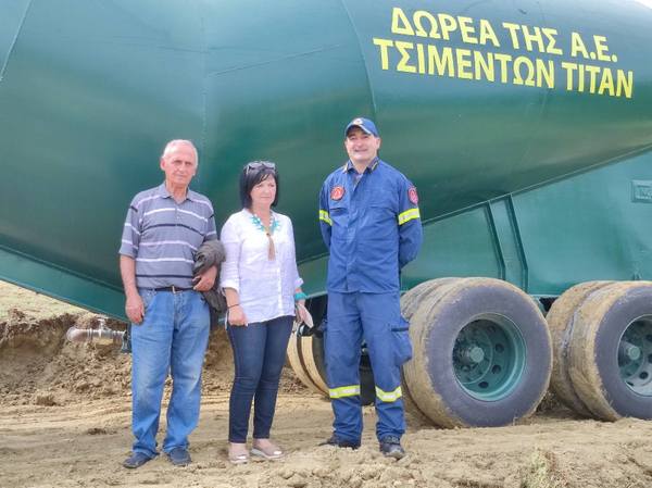 Τοποθετήθηκε στην Σκουτεσιάδα μεταλλικό σιλό αποθήκευσης νερού για την αντιπυρική προστασία της ευρύτερης περιοχής