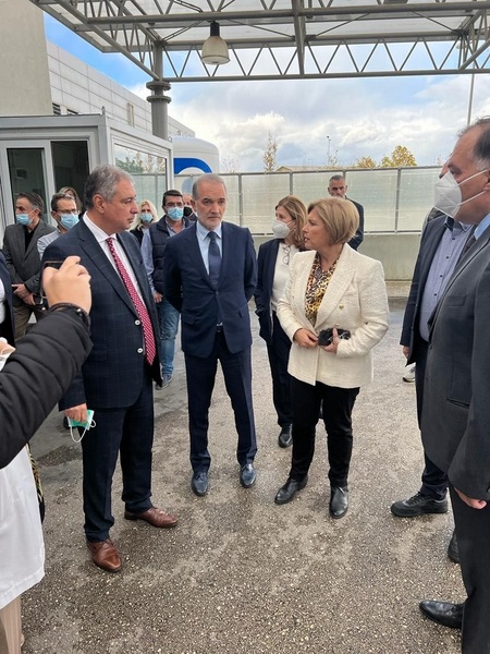 Επίσκεψη Αναπληρώτριας Υπουργού Υγείας ΑσημίναςΓκάγκα και πρώην Αναπληρωτή Υπουργού Υγείας Μάριου Σαλμά  στο Γενικό Νοσοκομείο Αγρινίου .