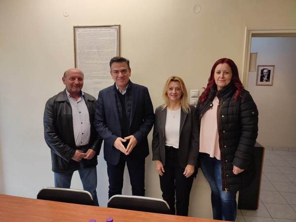 Εκπρόσωποι της ΑΜΚΕ Γαία Αγριωνίς συναντήθηκαν με το Θάνο Μωραίτη