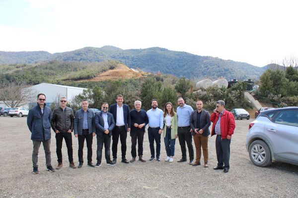 Επίσκεψη πρ. ΤΕΕ Λ. Μπλέτσα στο έργο αντλιοσιοταμίευσης στον Βάλτο