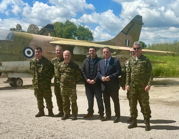 Επίσκεψη Δημήτρη Κωνσταντόπουλου στο Κλιμάκιο Φύλαξης Αγρινίου της Πολεμικής Αεροπορίας