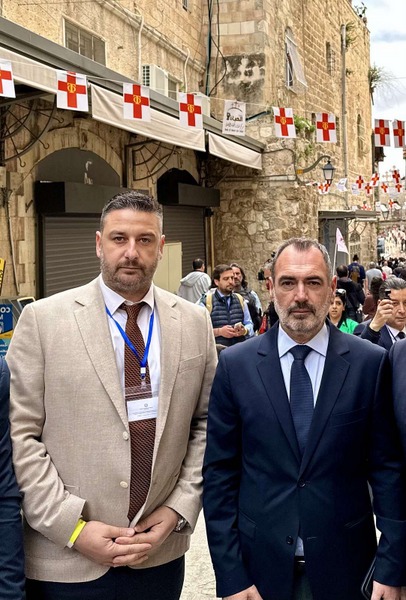 Στον Πανάγιο Τάφο στα Ιεροσόλυμα ο αντιπεριφερειάρχης Θ. Μαυρομάτης