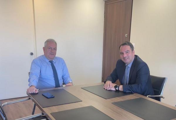 Συνάντηση του Θανάση Παπαθανάση με τον Γενικό Γραμματέα Αντιεγκληματικής Πολιτικής, κ. Κωνσταντίνο Παπαθανασίου.