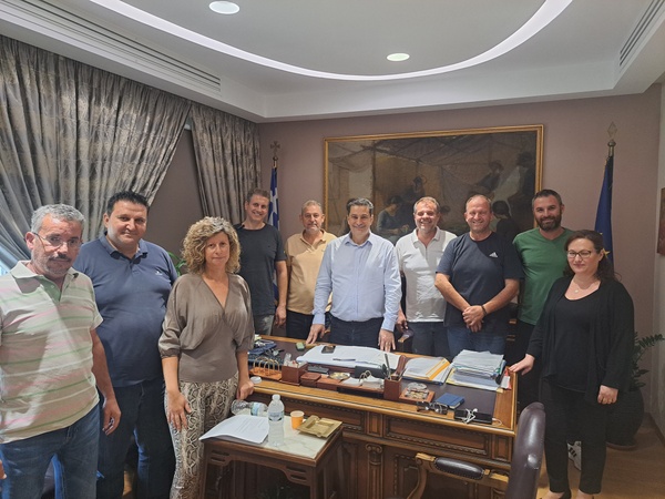 Συνάντηση Δημάρχου Αγρινίου με το ΔΣ του Συλλόγου Εργαζομένων ΟΤΑ ν. Αιτωλοακαρνανίας