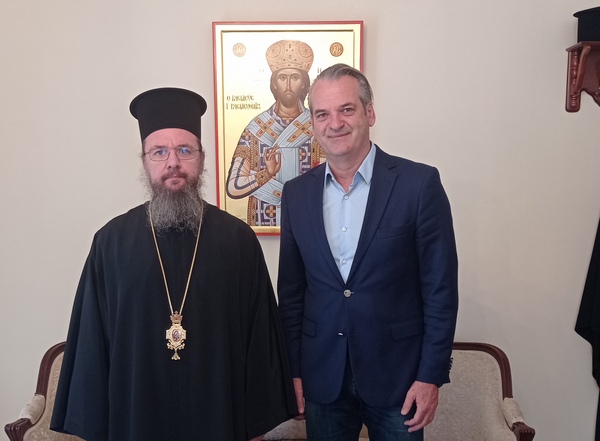 Συνάντηση Κώστα Πιστιόλα με τον Μητροπολίτη Αιτωλίας και Ακαρνανίας