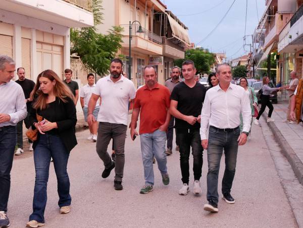 Αγρίνιο : Συνεχίζει τις περιοδείες ο Κώστας Πιστιόλας