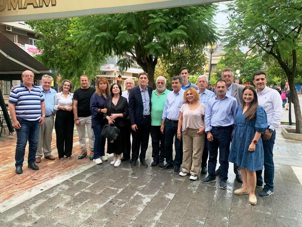 Συνάντηση Κώστα Καρπέτα με τους υποψηφίους της Αιτωλοακαρνανίας