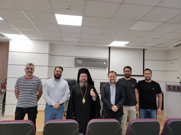 Συνάντηση εργασίας της Διοικούσας Επιτροπής του ΤΕΕ Αιτωλοακαρνανίας με τον  Μητροπολίτη Αιτωλίας και Ακαρνανίας Δαμασκηνό