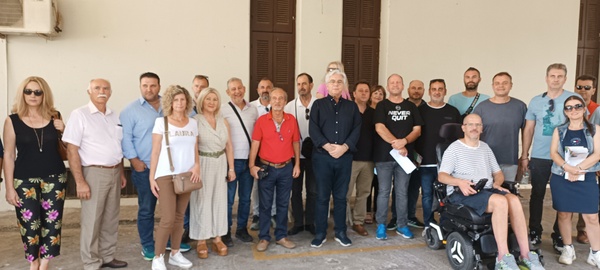 Συνάντηση του Δ. Τραπεζιώτη με το σύλλογο εργαζομένων του Δήμου Αγρινίου